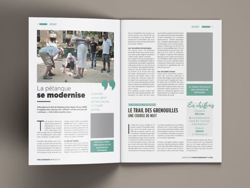 Maquette magazine municipal - Perfekt ! Communication locale